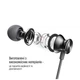 Навушники ColorWay 3.5 mm Wired Earphone UrbanBeat Black (CW-WD03BK) - изображение 10