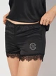 Пижамные шорты женские больших размеров CXL 39490647 XL Черные (3210100153644) - изображение 4