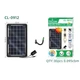 Сонячна монокристалічна портативна панель CcLamp CL-0912 Solar Panel 12W з USB виходом та набором перехідників - зображення 2