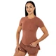 Футболка жіноча спортивна для фітнесу Zelart VSX 2382 розмір M (165-168см) Terracotta - зображення 1