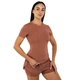 Футболка жіноча спортивна для фітнесу Zelart VSX 2382 розмір M (165-168см) Terracotta - зображення 2