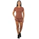 Футболка жіноча спортивна для фітнесу Zelart VSX 2382 розмір M (165-168см) Terracotta - зображення 6