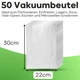 Пакети для вакуумування гофровані Profi Cook PC-VK, 50 шт. розміром 22 x 30 см (8910151) - зображення 2