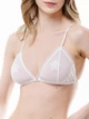 Бюстгальтер женский мягкая чашка из сеточки на регуляторах Felisiya Lingerie Белый 2004-001с Оne size 70-80(В-С) - изображение 1