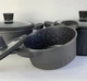 Набор кухонной посуды с мраморным антипригарным покрытием Edenberg EB-9186 (10 предметов) - изображение 10