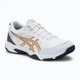 Кросcовки сквош муж. Asics Gel-Rocket 11 white/gold (45) 11 1071A091-103 45 - изображение 1