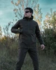 Мужской демисезонный костюм Softshell водонепроницаемый хаки L - изображение 3