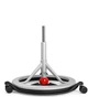 Стілець сідло для активного сидіння Backapp Smart Nordic Wool, Silver Grey, Red ball, Wheels Black Grey - зображення 3