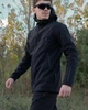 Мужской демисезонный костюм Softshell водонепроницаемый черный 4XL - изображение 2