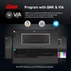 Механическая беспроводная клавиатура Royal Kludge RK61 60% с переключателями hotswap, Type-C, RGB подсветка, 61 клавиша, Синие светчие (раскладка UA - US, QWERTY) белый - изображение 8