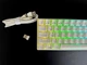 Механическая беспроводная клавиатура Royal Kludge RK61 60% с переключателями hotswap, Type-C, RGB подсветка, 61 клавиша, Синие светчие (раскладка UA - US, QWERTY) белый - изображение 12
