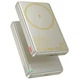 Power Bank Hoco Q26A 10000mAh PD20W з бездротовою зарядкою 15W магнітний magsafe LED-індикатор Сріблястий-Золотий - изображение 3