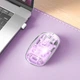 Миша Wireless XO M12 transparent Bluetooth+2.4G USB для пк/ноутбука MAC OS Windows Фіолетовий - изображение 3