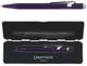 Długopis Caran d'Ache Pen 849 Dark Purple Czarny (7630002350280) - obraz 2