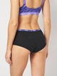 Набор трусиков-шортиков женских хлопковых Puma Mini Short 3P Pack 90759106 M 3 шт Черный/Сиреневый (8720245625616) - изображение 5