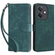 Чехол-книжка Deexe Delta Book для OPPO A3x / A3 / A40m - Green - изображение 1