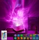 Настольная RGB лампа 16 цветов с пультом проектор ночник куб с эффектом водяной волны. - изображение 3