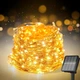 Гірлянда на сонячній батареї Solar Fairy Lights 300 LED 30 метрів Warm White - изображение 2