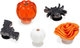 Przypinki jibbitz Crocs Hide and Eek Halloween 10013917 5 szt Wielokolorowe (0196265825103) - obraz 1