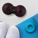 Массажный набор 2 валика + 2 мяча Set 4in1 Черно-Красный Foam Roller PP_4015 EPP PowerPlay - изображение 8