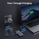 Док-станция хаб Ugreen CM498 USB3.1 Type-C to HDMIx2 4K60Hz 8k30Hz USB 3.0x2 Type-C PD 100W 6 in 1 Grey (15852) - изображение 8