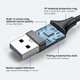 Кабель MOSWAG USB to AUX 0.2м black - изображение 6