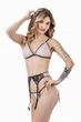 Бюстгальтер жіночий м'яка чашка з сіточки на регуляторах Felisiya Lingerie Сріблястий півонія 2004-168с170 Оne size - зображення 2