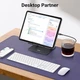 Настольная подставка UGREEN LP339 ноутбука, планшета iPad Pro 13, 2024, 12,9, 11, Air 10,9, Mini, iPhone 16, 15, Galaxy Tab A8, A9+, S9, Surface Pro Xiaomi Aluminium Black (15164) - изображение 2