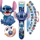 Ігровий набір Проекційний дитячий Годинник Projector Watch Стич Disney Lilo and Stitch з 24 видами зображення героїв мультфільму - зображення 1