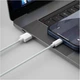 Кабель для Iphone на 1,5м. USB to Lightning Simple Wisdom Data Series 2,4A White, Baseus для зарядки та передачі даних (TZCALZJ-02) - зображення 3