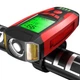 Велофара с компьютером и сигналом AS0808-XPG+2LED(yellow)+2COB(red), выносная кнопка - изображение 1