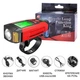 Велофара с компьютером и сигналом AS0808-XPG+2LED(yellow)+2COB(red), выносная кнопка - изображение 5