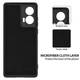 Чохол - накладка Silicone Cover Full для Motorola Edge 50 Fusion black - зображення 3