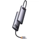 Хаб - док-станція Baseus WKWG030013 Metal Gleam Series 6-in-1 Type-C HUB Docking Station - зображення 3