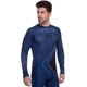Рашгард чоловічий з довгим рукавом Venum 9520 розмір XL (48-50) Deep Blue-Black - зображення 2