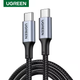 Кабель UGREEN US316 Type-C 5А 100W QC4.0 1 м чорний (2000127) - зображення 2