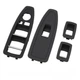 Комплект накладок блоку склопідйомника bmw F20 F30 F31 F34 F35 F36 (Black) - зображення 2