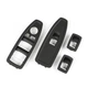 Комплект накладок блоку склопідйомника bmw F20 F30 F31 F34 F35 F36 (Black) - зображення 4