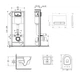 Комплект: Qtap Jay Ultra Quiet унитаз подвесной QT07335177W + Nest комплект инсталляции 4в1 (линейная клавиша Chrome) QT0133M425 + M08381CRM - изображение 2