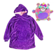 Детская толстовка Huggle Pets Hoodie с капюшоном Фиолетовая Единорог 134 см - изображение 1