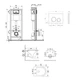 Готовое решение Qtap для ванной комнаты: подвесной унитаз Taurus Ultra Quiet 485×360×350 + комплект инсталляции Nest 4 в 1 (круглая клавиша Satin) - изображение 2