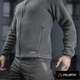 Тактична флісова кофта M-Tac Nord Fleece Polartec, розмір 3XL, колір Dark Grey - изображение 6