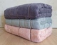 Набор турецких махровых полотенец Cestepe MicroCotton Premium 3 штуки 70x140 Kare 2 плотность 600 г/м2 - изображение 4