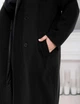 Двобортне пальто oversize ST-Style 72490 62-64 Чорне - зображення 3