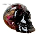 Прозорий череп із солодощами Halloween Skull чорний 333 г - зображення 2