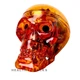 Прозрачный череп со сладостями Halloween Skull оранжевый 333 г - изображение 1