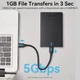 Зовнішня кишеня Vention для 2.5" HDD/SSD USB 3.0 Micro-B Black (KPAB0) - зображення 2