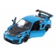 Детская металлическая машинка Porsche 911 GT2 RS игрушечная коллекционная масштабная железная авто модель игрушка для детей Порше открываются двери синяя 12.5 см (KT5408W+BL) - изображение 2
