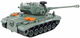 Czołg zdalnie sterowany Leantoys Leopard RC Tank Remote Controlled Cannon 1:18 Szary (5905679078075) - obraz 4