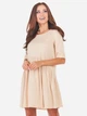 Sukienka tunika damska Awama A360 128516 L/XL Beżowa (5902360548190) - obraz 1